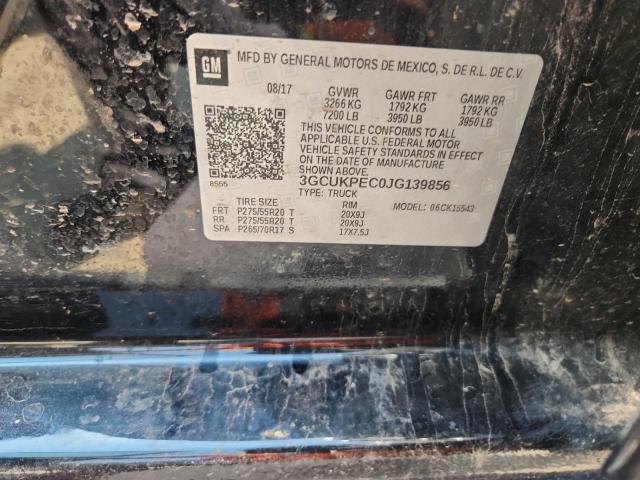 2018 CHEVROLET SILVERADO 3GCUKPEC0JG139856