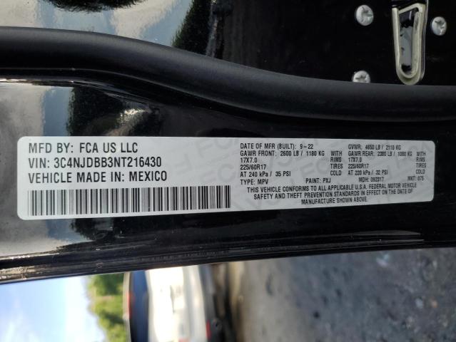 2022 JEEP COMPASS LA 3C4NJDBB3NT216430