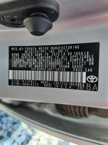 2017 TOYOTA COROLLA L - 5YFBURHE3HP719746