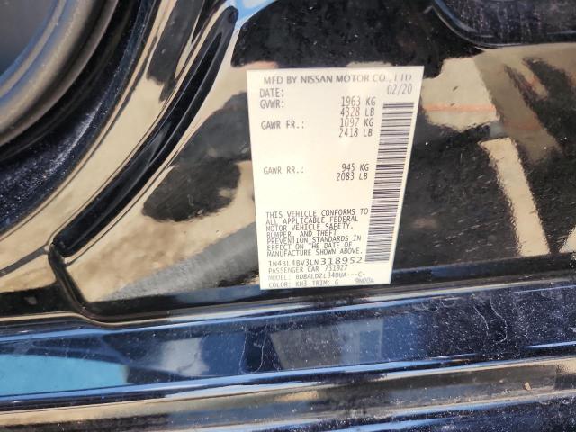 2020 NISSAN ALTIMA S 1N4BL4BV3LN318952
