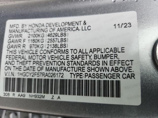 2024 HONDA ACCORD HYB 1HGCY2F57RA026172