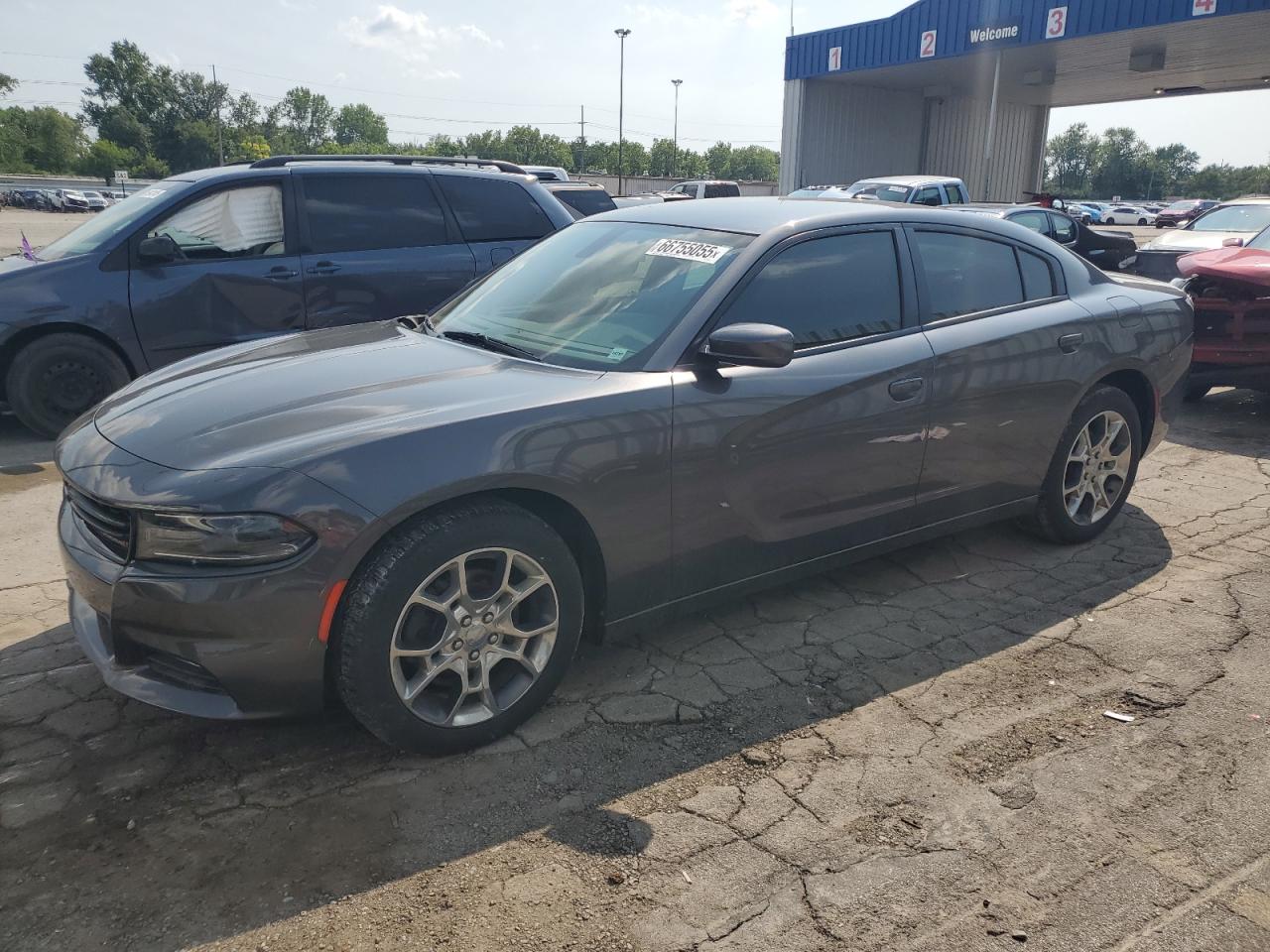 Lot #3245495641 2016 DODGE CHARGER SXT