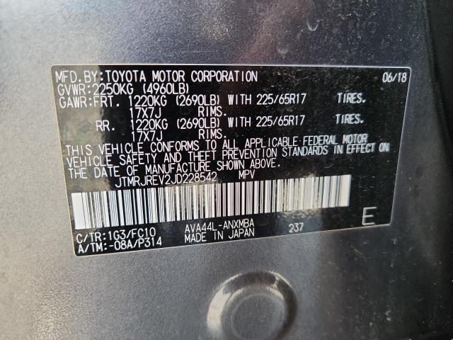 2018 TOYOTA RAV4 HV LE - JTMRJREV2JD228542