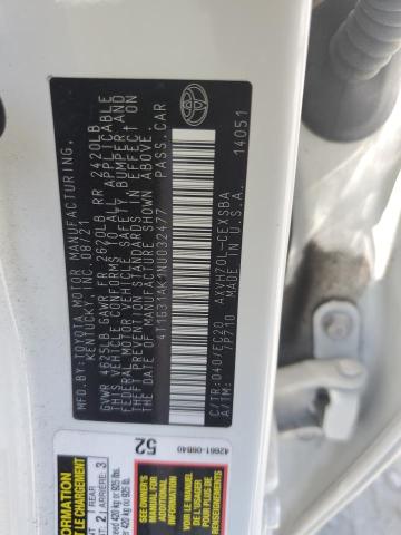 2022 TOYOTA CAMRY NIGH 4T1G31AK1NU032477