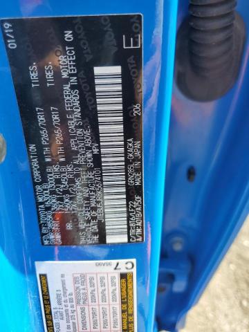 2019 TOYOTA 4RUNNER SR JTEBU5JR8K5674101