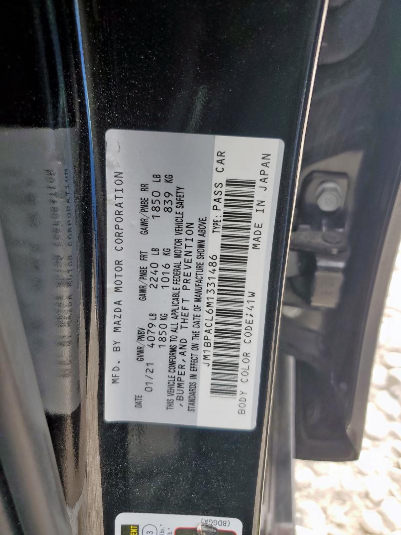 2021 MAZDA 3 PREFERRE JM1BPACL6M1331486
