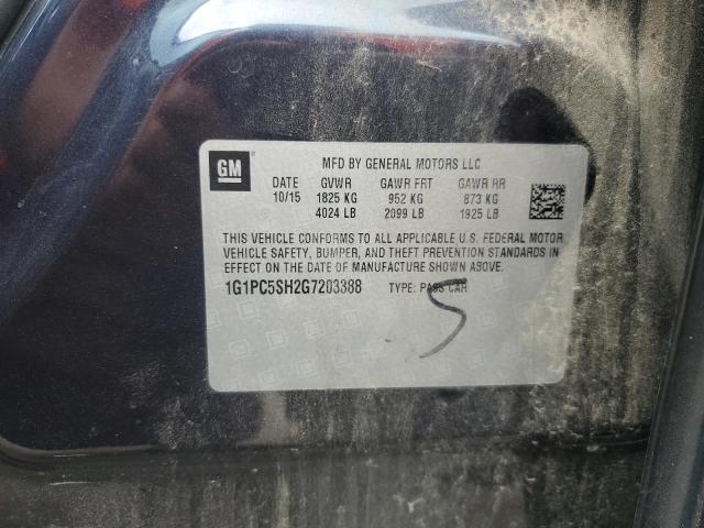 2016 CHEVROLET CRUZE LIMITED LS 1G1PC5SH2G7203388