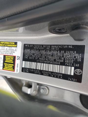 2023 TOYOTA CAMRY SE NIGHT SHADE 4T1G31AK9PU620646