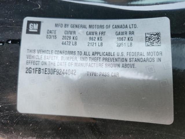 2015 CHEVROLET CAMARO LS 2G1FB1E30F9244042