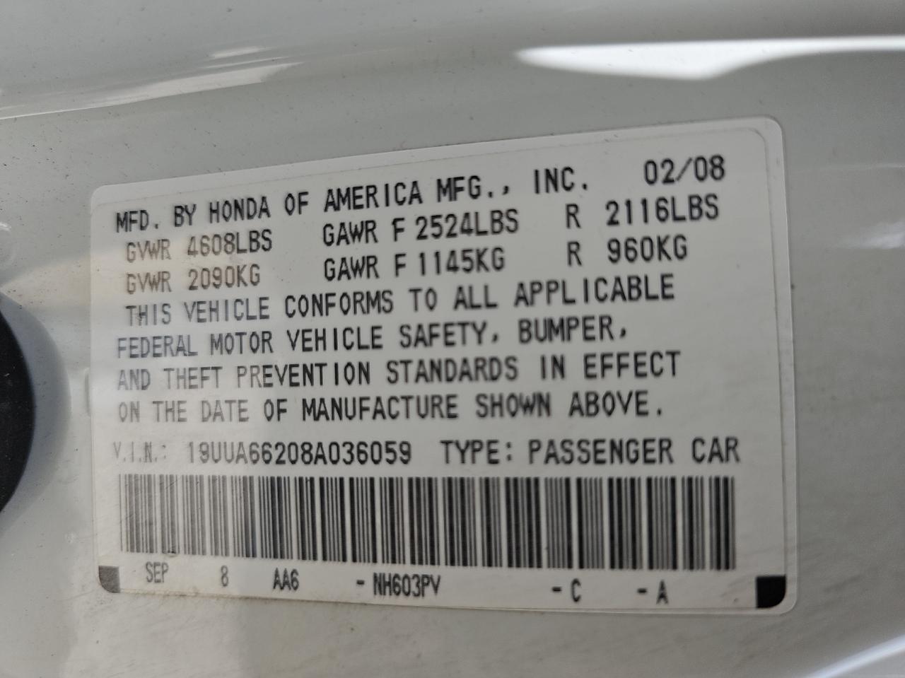 Acura Tl 2008