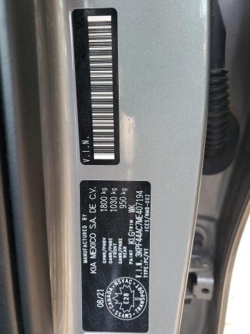 2021 KIA FORTE GT - 3KPF44AC7ME407194