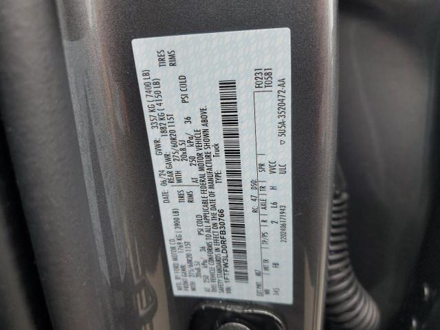 2024 FORD F150 XLT 1FTFW3LD0RFB30766