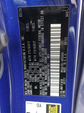 2024 TOYOTA COROLLA CR - 7MUCAAAG7RV087181