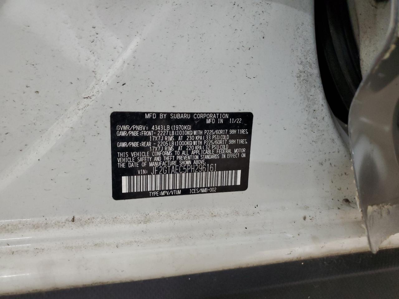 SUBARU CROSSTREK PREMIUM