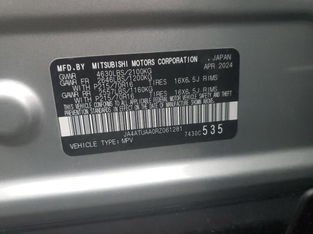 2024 MITSUBISHI ECLIPSE CR JA4ATUAA0RZ061281