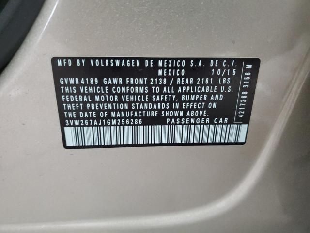 2016 VOLKSWAGEN JETTA S - 3VW267AJ1GM256286