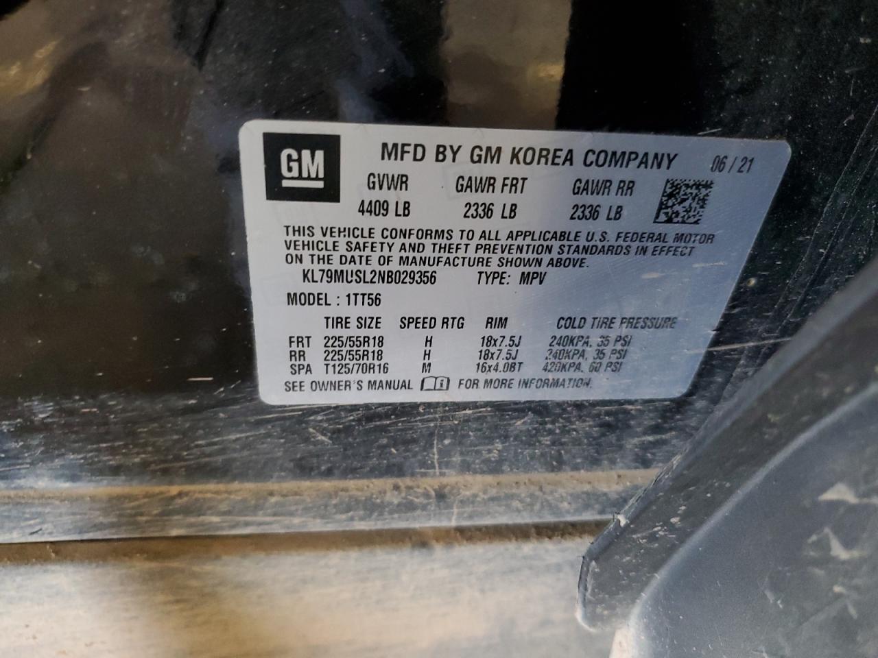 CHEVROLET TRAILBLAZER RS