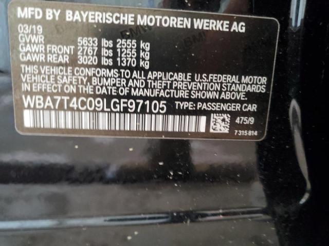2020 BMW 740 XI - WBA7T4C09LGF97105