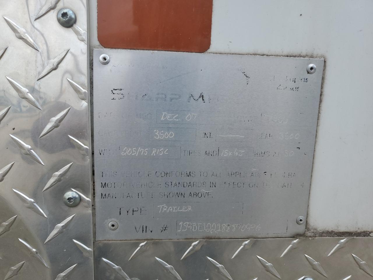 Lot #3211936896 2008 SHARP UNKNOWN