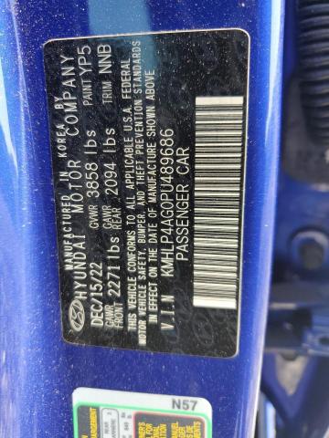 2023 HYUNDAI ELANTRA LI KMHLP4AG0PU489686