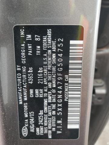 2015 KIA OPTIMA EX - 5XXGN4A79FG504752