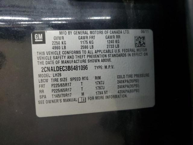 2011 CHEVROLET EQUINOX LT #3208788396