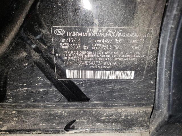 2015 HYUNDAI SONATA SPO - 5NPE34AF3FH020696