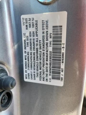 2018 HONDA CR-V EXL 7FARW2H80JE005332