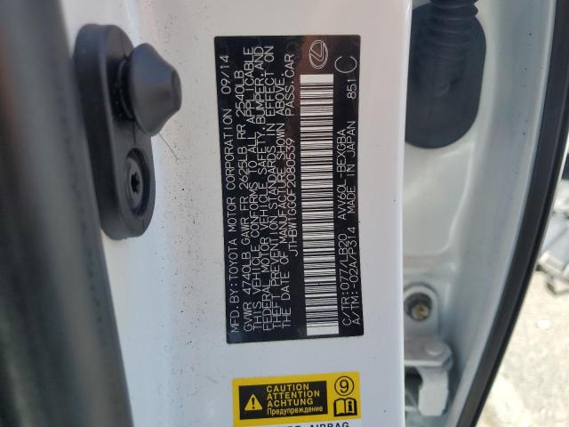 2015 LEXUS ES 300H JTHBW1GG0F2080539