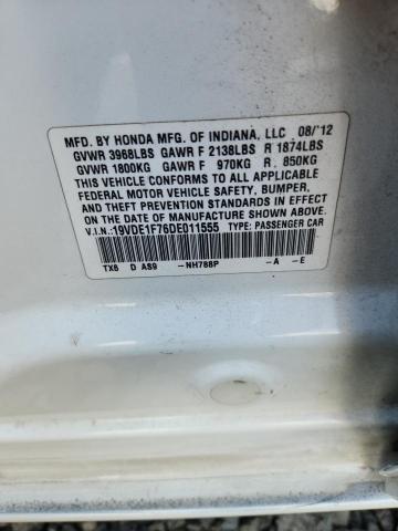 2013 ACURA ILX 20 TEC - 19VDE1F76DE011555