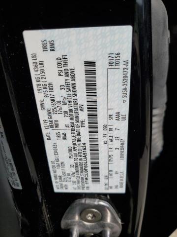 2020 FORD ESCAPE S - 1FMCU0F60LUA51634