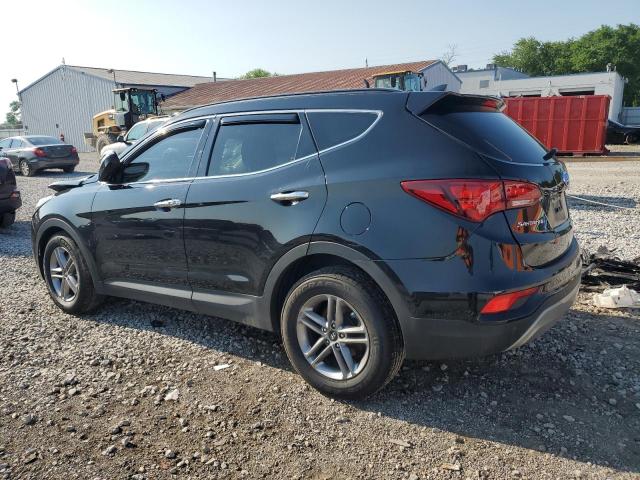 HYUNDAI SANTA FE S 2018 black  gas 5XYZUDLB9JG512111 photo #3