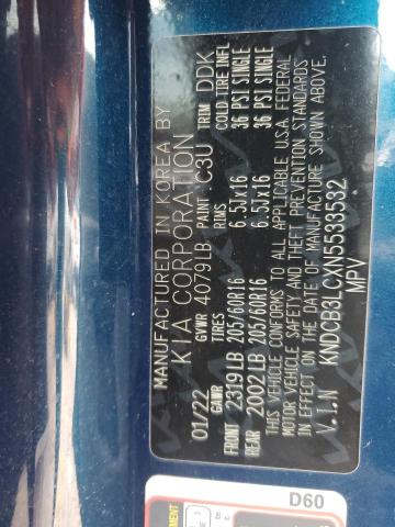 2022 KIA NIRO LX KNDCB3LCXN5533532