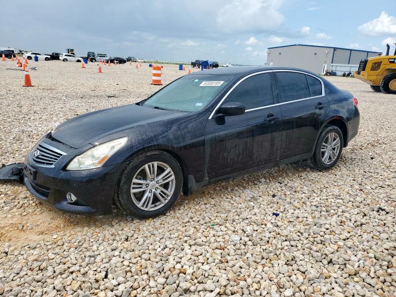 INFINITI G37 2012 black  gas JN1CV6AR4CM680421 photo #1