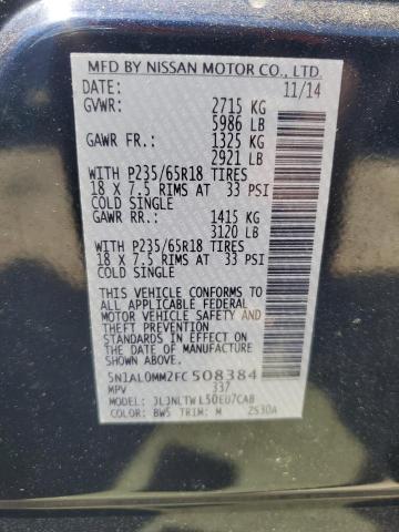 2015 INFINITI QX60 5N1AL0MM2FC508384