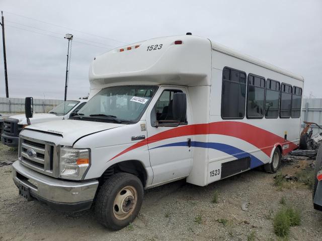 FORD ECONOLINE 2013 white cutaway gas 1FDFE4FS7DDB36812 photo #3