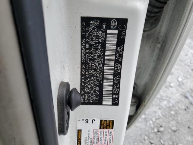 2015 TOYOTA PRIUS - JTDKN3DU9F0426917