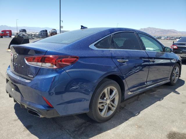 HYUNDAI SONATA SPO 2018 blue  gas 5NPE34AF4JH606428 photo #4