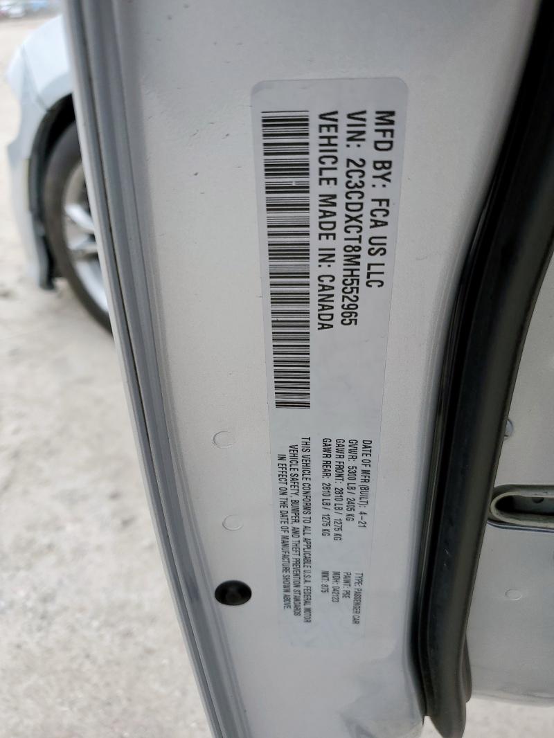2021 DODGE CHARGER R/ - 2C3CDXCT8MH552965