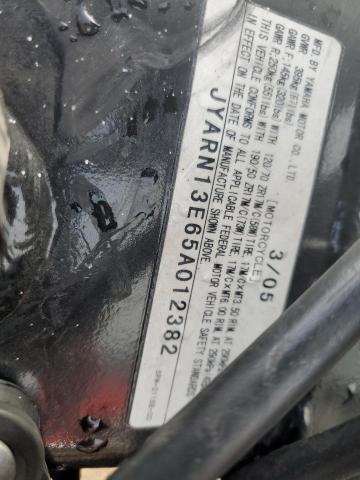 2005 YAMAHA YZFR1 JYARN13E65A012382