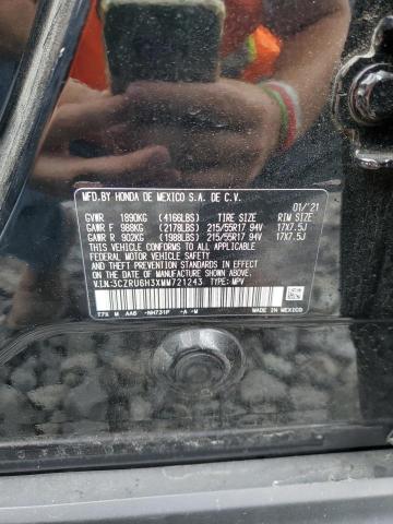 2021 HONDA HR-V LX 3CZRU6H3XMM721243