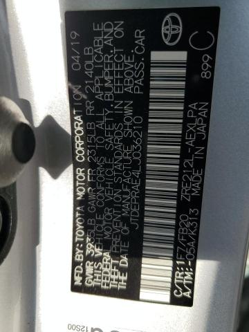 2020 TOYOTA COROLLA LE - JTDEPRAE4LJ036210