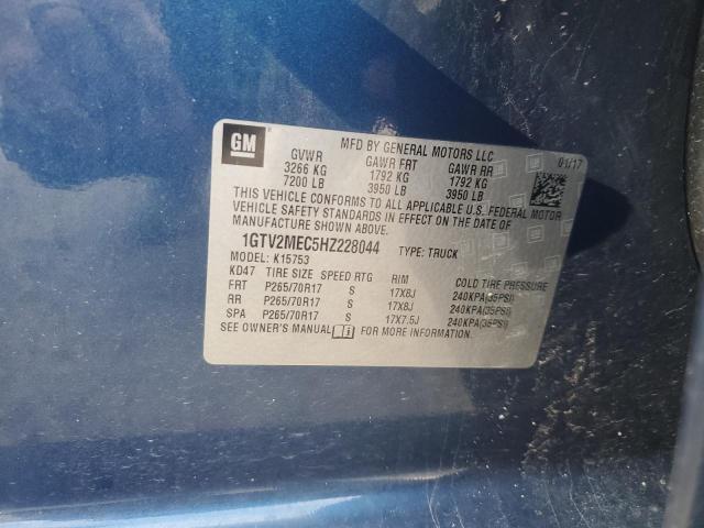 2017 GMC SIERRA K15 1GTV2MEC5HZ228044