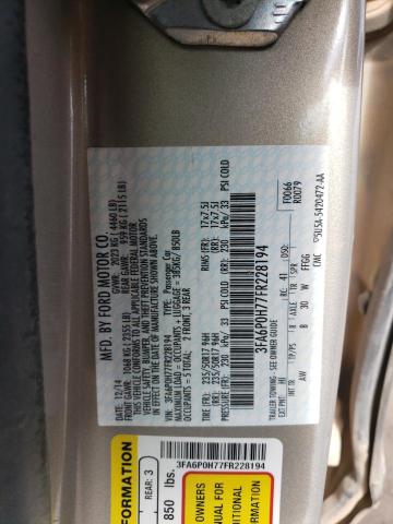 2015 FORD FUSION SE - 3FA6P0H77FR228194