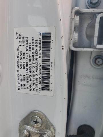 2012 HONDA ACCORD LX - 1HGCP2F37CA139130