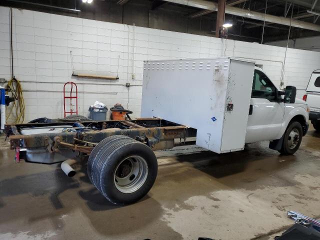 FORD F350 SUPER 2015 white chassis gas 1FDRF3G61FEA97475 photo #4