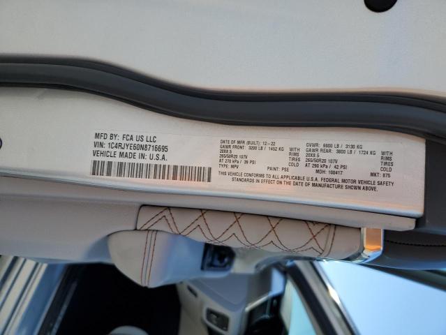 2022 JEEP GRAND CHER 1C4RJYE60N8716695