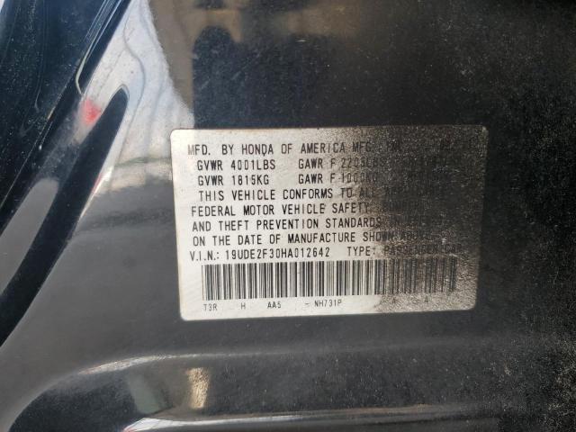 2017 ACURA ILX BASE W 19UDE2F30HA012642