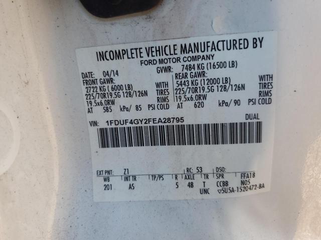 2015 FORD F450 SUPER DUTY 1FDUF4GY2FEA28795