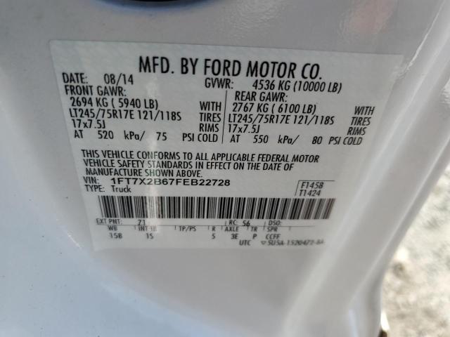 2015 FORD F250 SUPER 1FT7X2B67FEB22728